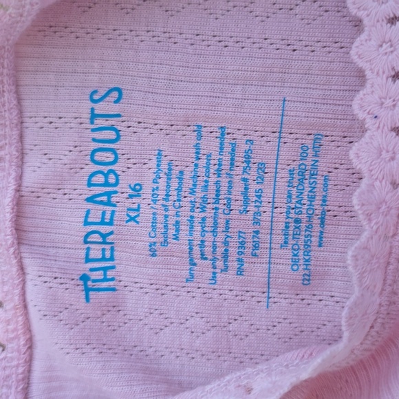 THEREABOUTS BRAND GIRLS PINK AND GREEN SUMMER TANK TOPS BUNDLE SIZE XL 16 - Picture 9 of 9